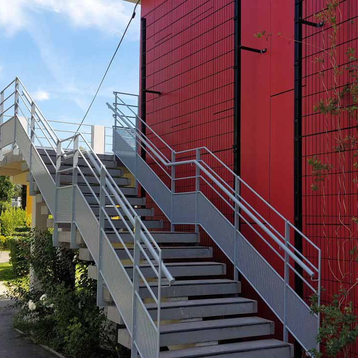 Herstel van betontrappen