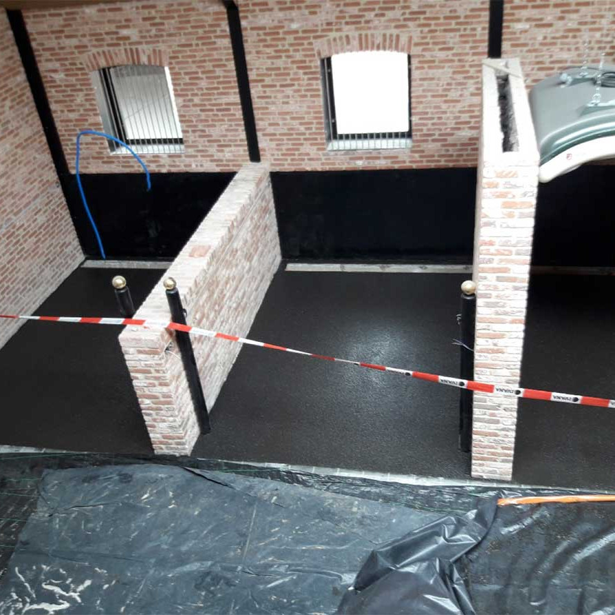  Bovenaanzicht afgewerkte gietvloer 