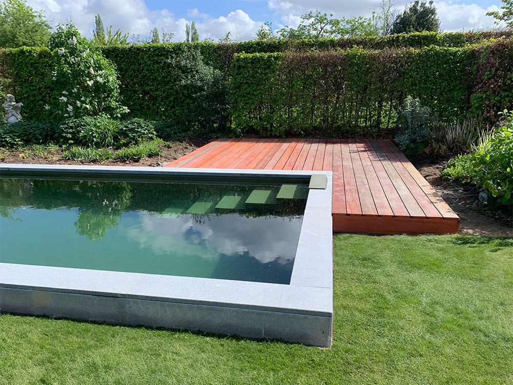  Aangewerkt terras in tropisch hardhout 